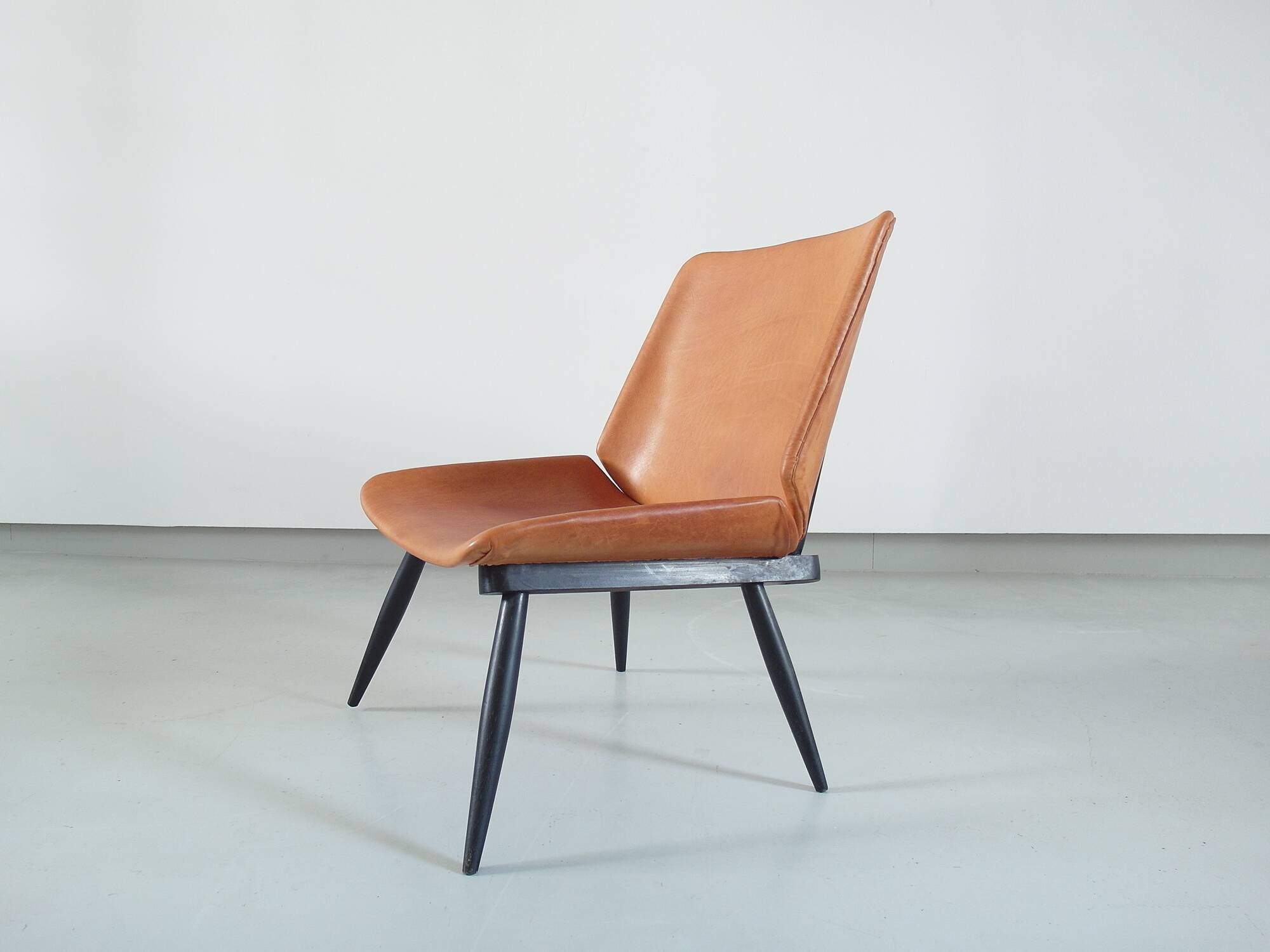 Finnish design leather chair