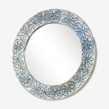 1970s ceramic mirror