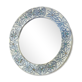 1970s ceramic mirror