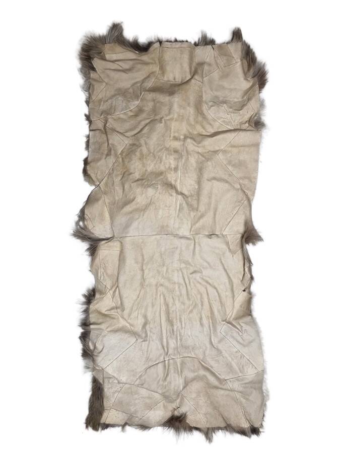 Goat skin rug
