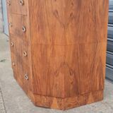 Art deco chest of drawers in walnut from the 30s