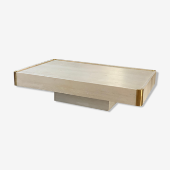 Travertine coffee table Mario Sabot