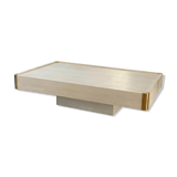 Table basse travertin Mario Sabot