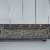 Silver metal tray