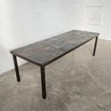 1950s slate coffee table