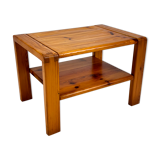 Maison Regain Pine stool or sidetable, 1970