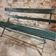 Antique folding garden bench – France – 1930s