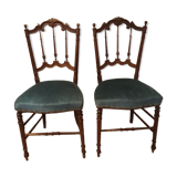 Pair of Napoleon III chairs