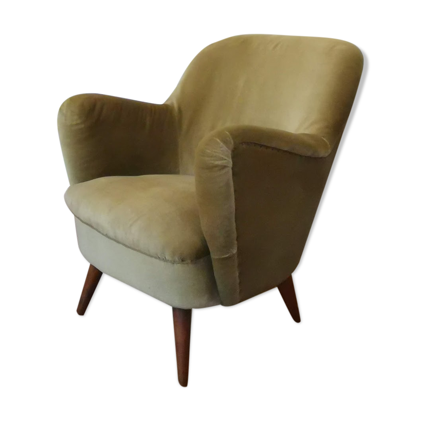 Organic armchair 50s 60s vintage