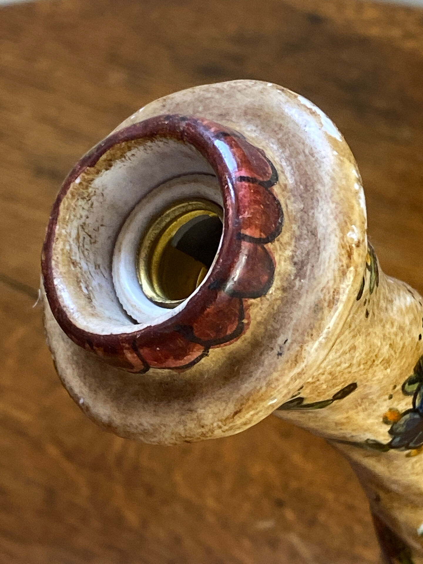 Italian ceramic wall lamp