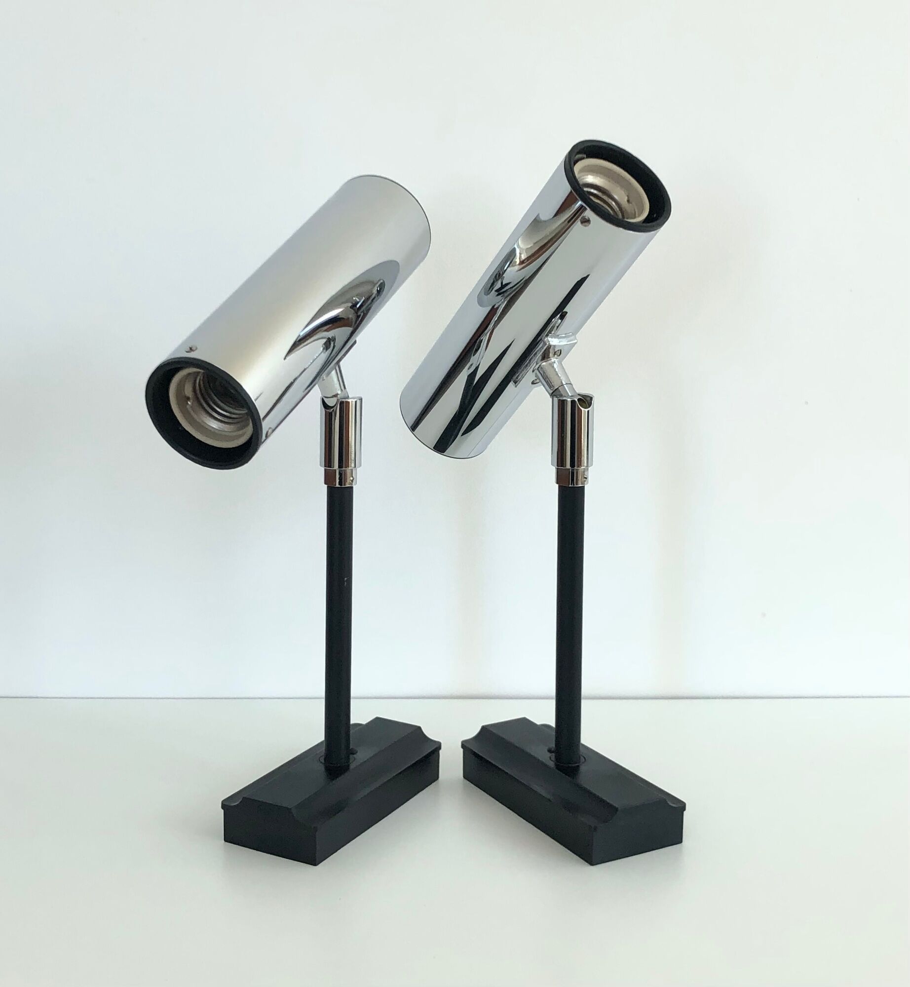 Pair of new wall lamps model 7100 from ERCO publisher, Germany 70s