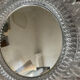 Pair of vintage sconces in molded glass 70s