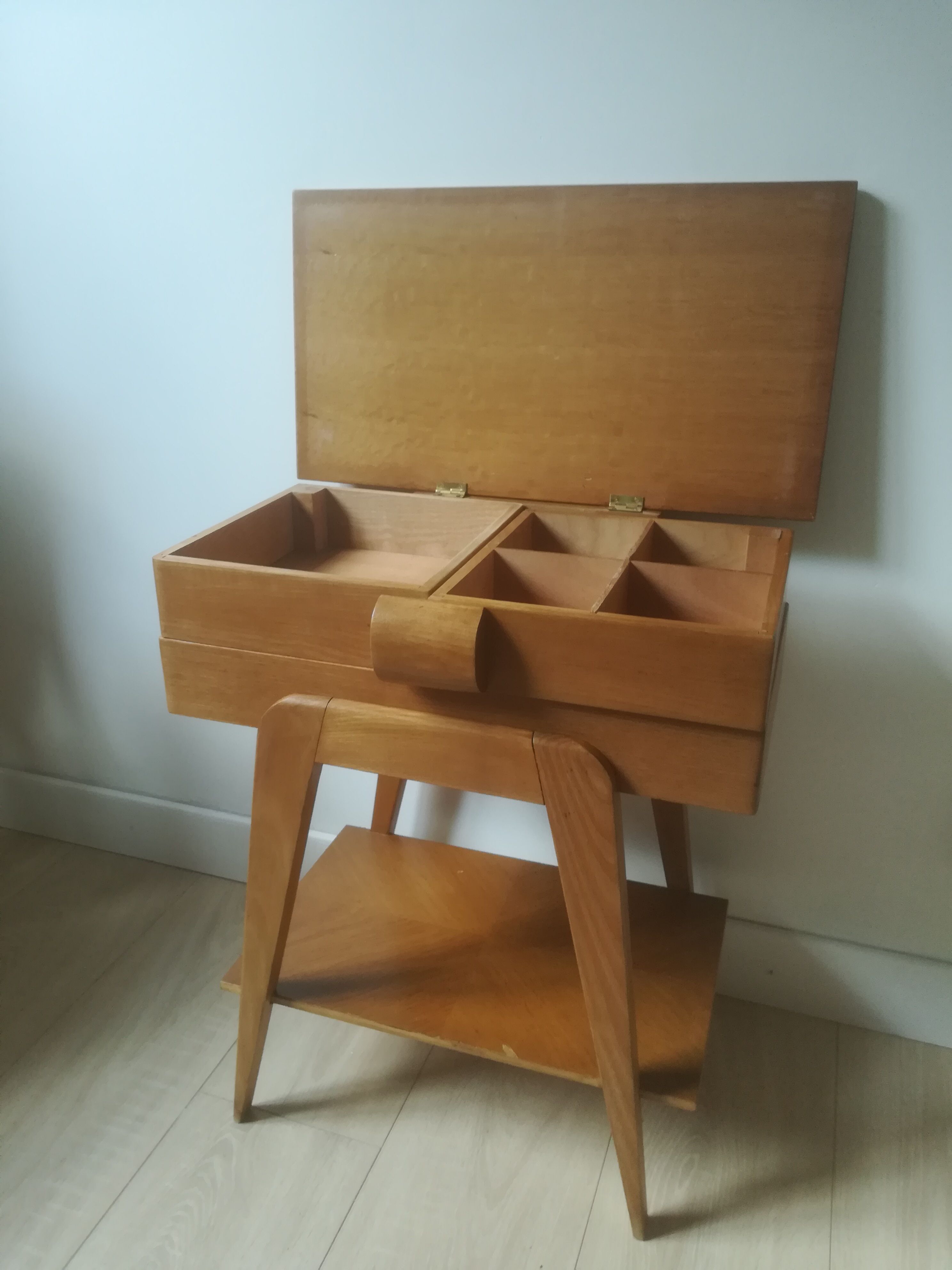 Scandinavian sewing basket