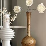 Pyrite stoneware vase.