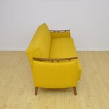 Daybed sofa with fold-out function, 1950s