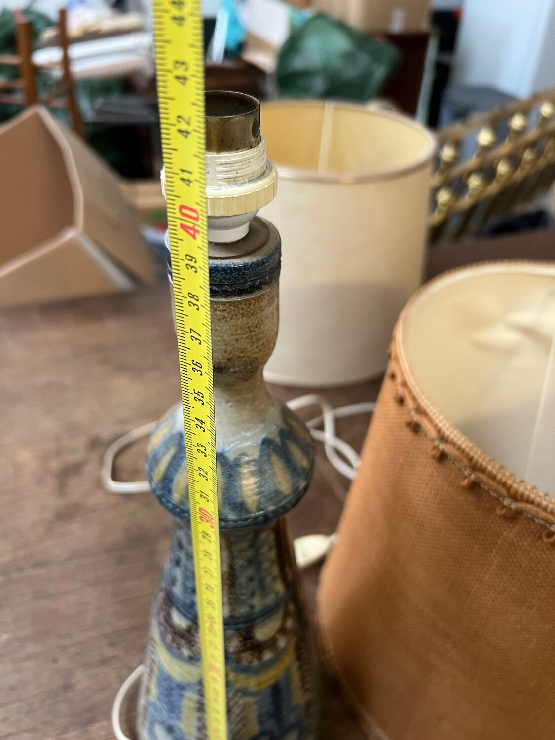 Magnificent vintage lamp signed by Jean-Claude Courjault.