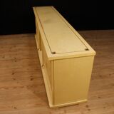 Italian sideboard in exotic wood and brass from XXth century