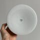White hollow dish in Pillivuyt porcelain