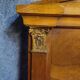 Antique grand lit in flame mahogany – Empire / Restoration / 20th century style