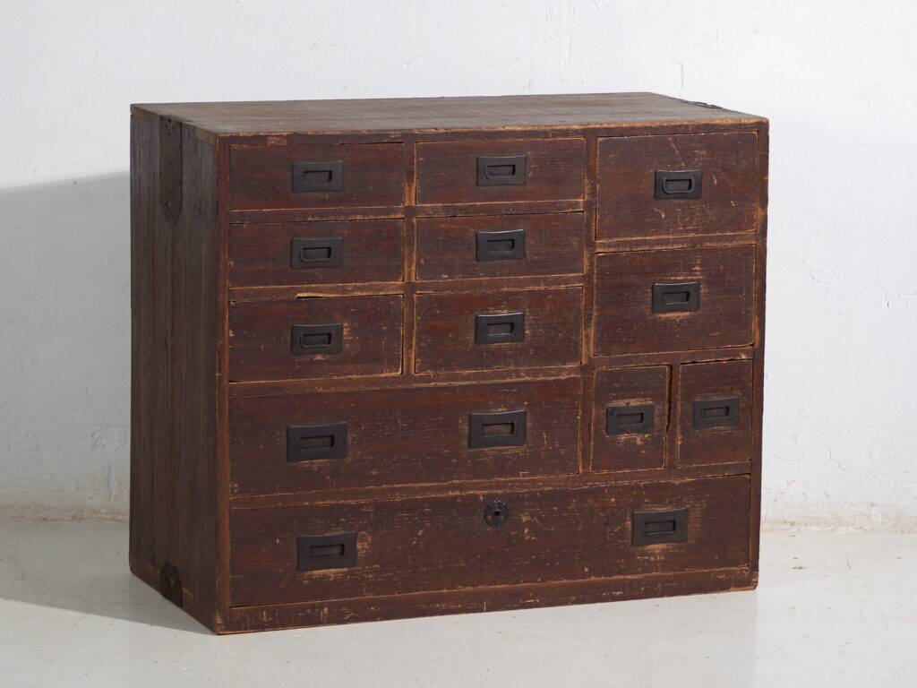 Antique Japanese chest of drawers – Meiji/Taishō period (c.1890-1926) #44