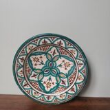 Assiette vintage céramique orientale style safi