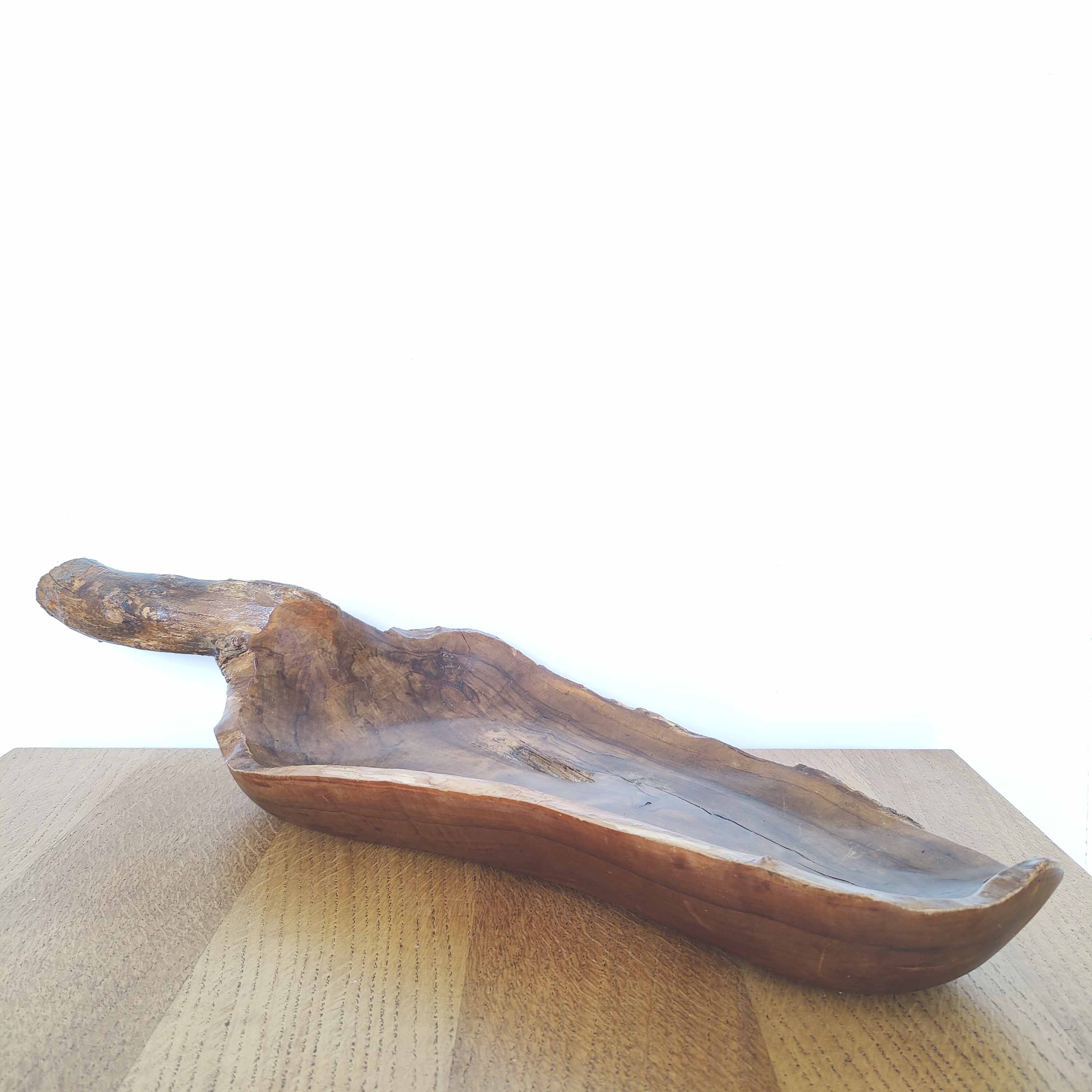 Brutalist fruit cut vintage art-popular in solid wood