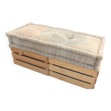 Upholstered floor cushion