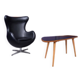 Free-form coffee table, dating from the 1960s