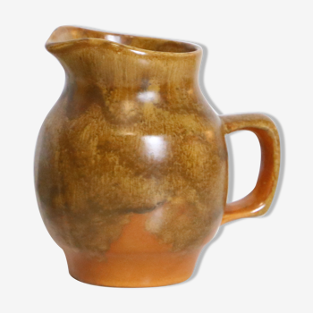 Stoneware milk pot, Henriot Quimper, made in France, vintage