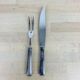 Silver metal serving cutlery