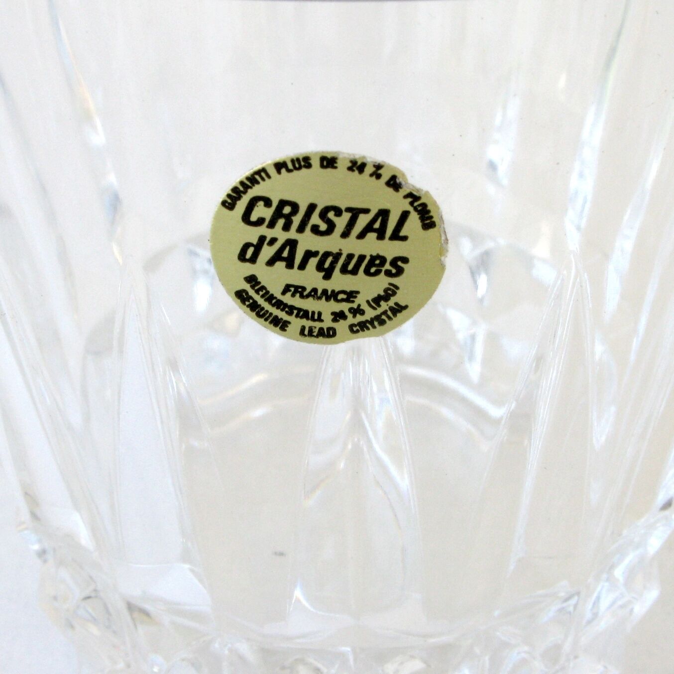 Ice bucket crystal by Arques France