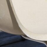 Eames cream shell chair Herman Miller