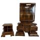 Art Deco Display Cabinet in Walnut