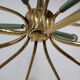 Vintage Sputnik chandelier or suspension in Stilnovo brass