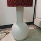 Doria Leuchten 2-light opaline floor lamp