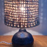 Lampe en grès vernissé 1960