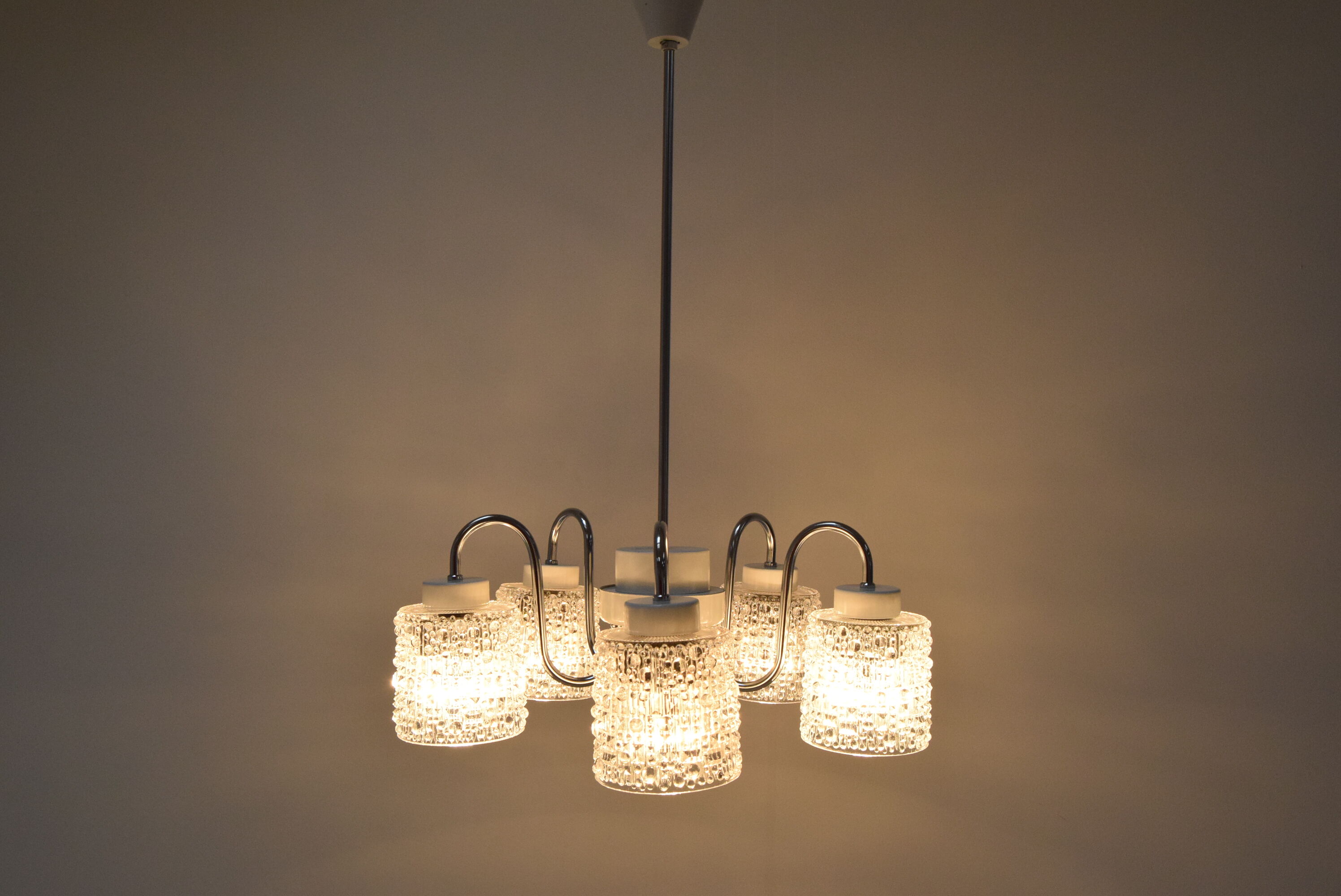 Mid-century Chandelier by Lidokov,1960's.