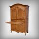4-door cherry wood cabinet, regional work, Louis XV style – first part of the 19th century