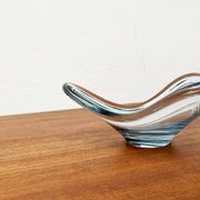 Danish glass bowl from the mid-century by Per Lütken for Holmegaard, 1960s.