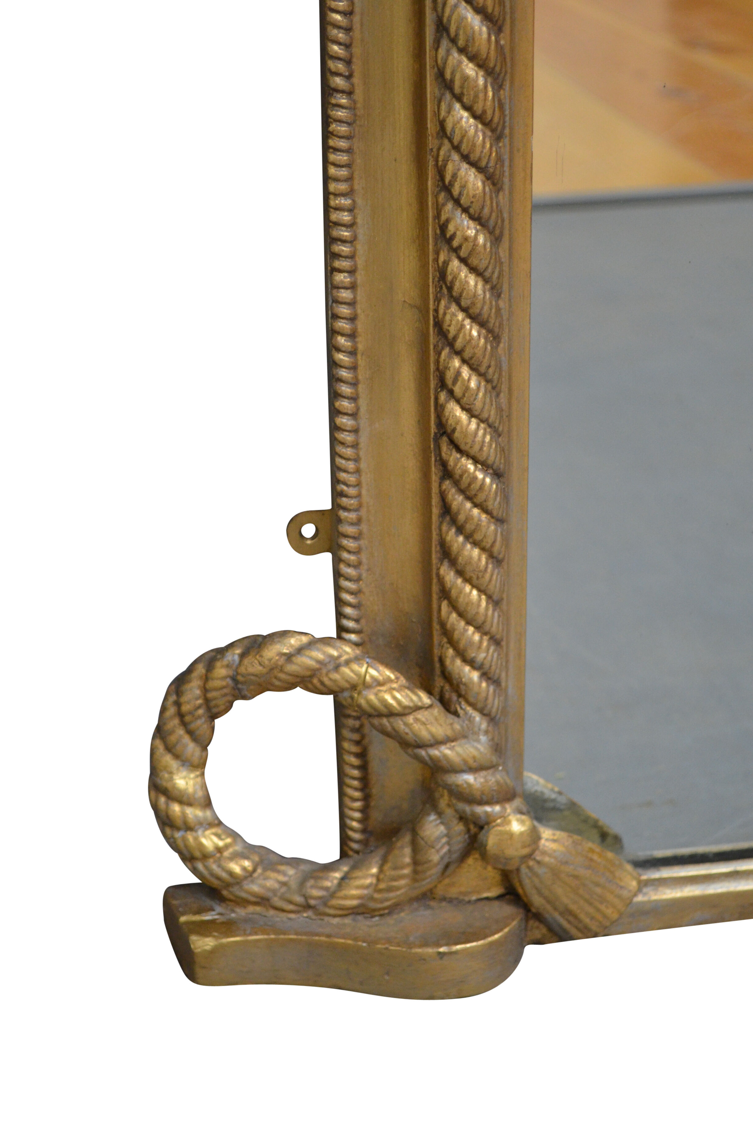 Victorian gilded wall mirror
