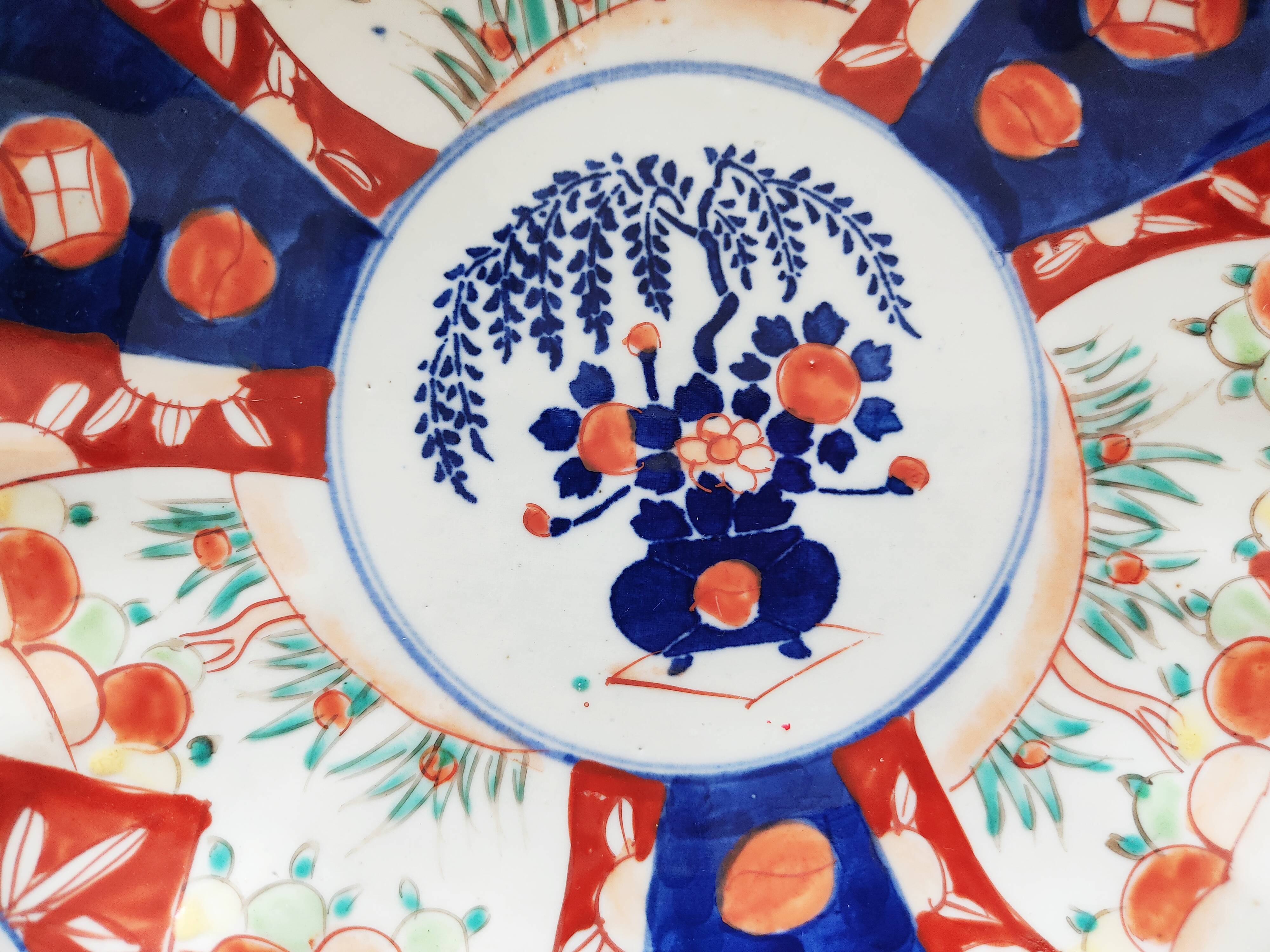 Set of 6 plates Imari Japan Meiji