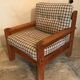 Vintage pine chair style Swedish chalet 1960-1980