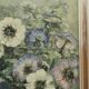 Vintage Flowers Still Life Amateur Painting Framed Signed