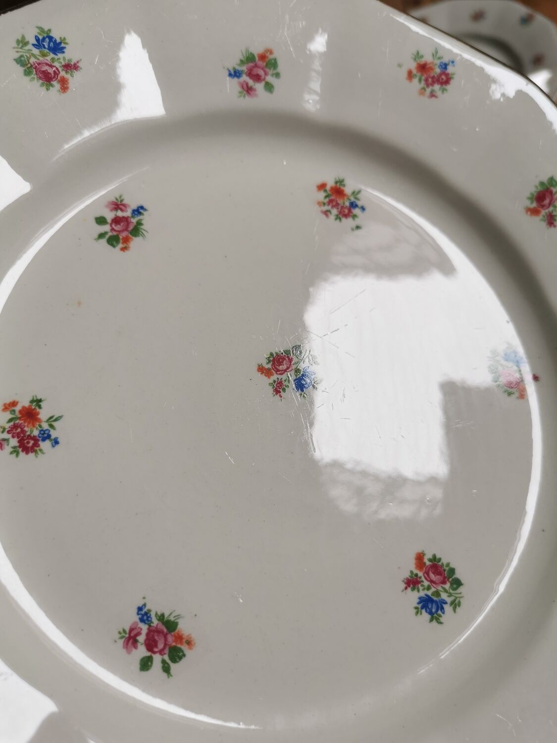 Vintage flat plates Digoin