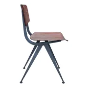 Vintage Presikhaaf chair – Pagholz and compass legs, 1960s