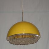 yellow pendant light from the 70s