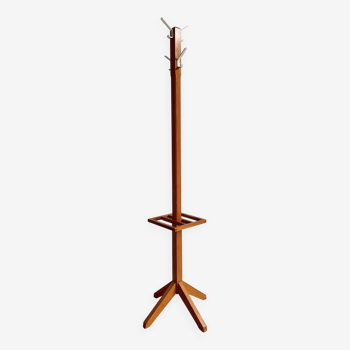 Vintage  Wooden Freestanding Coat Rack