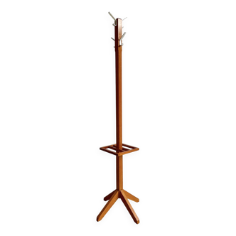 Vintage  Wooden Freestanding Coat Rack