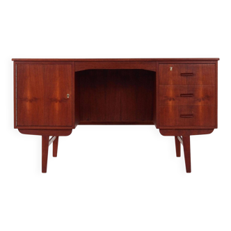 Teak desk, Danish design, 1970s, production: Denmark