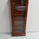 Antique oak display cabinet